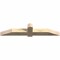 Ekena Millwork Eugene Rough Sawn Timber Gable Bracket, Douglas Fir, 72"W x 15"H x 6"D x 6"F, 5/12 Pitch GBW072X15X0606EUG00RDF - alternate 3